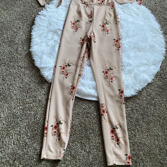 Guess Pants Jumpsuit Floral One Piece XS - Picture 4 of 13
